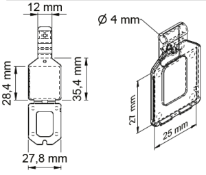 Pendelclip-3 Zeichnun